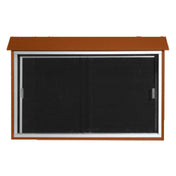AARCO PLDS3045L-5 - Message Center, 45"W X 30"H, Wall Mounted
