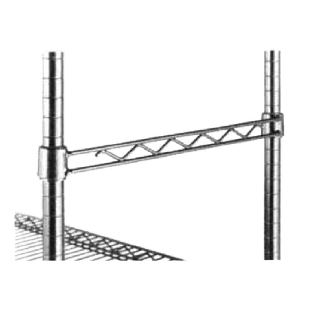 Metro H114-DSG Super Erecta® Hanger Rail 14"L Fits On Posts Along The Width Or Length Of The Unit