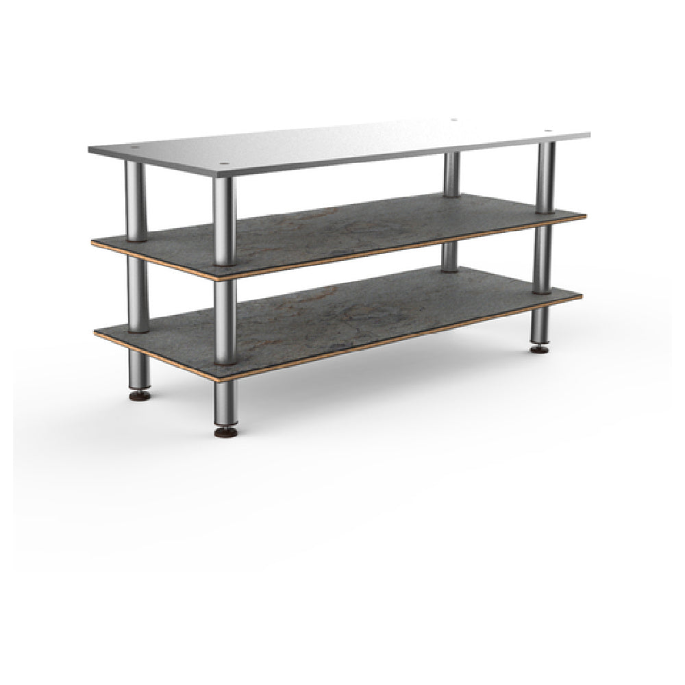 Steelite MGCMLA05GSXF Mogogo Buffet Solutions Modular Pro Station 3-tier 71" X 29-1/2" X 33"H