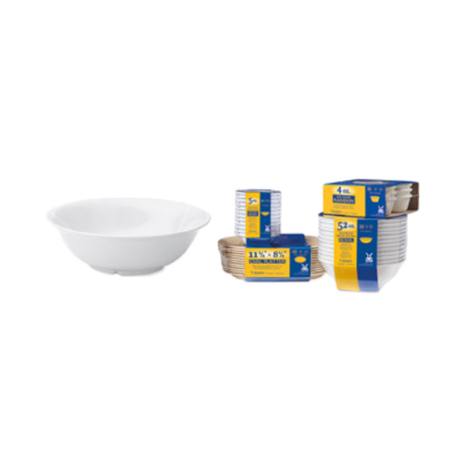 GET Enterprises SP-M-813-W Supermel™ Bowl 2.3 Qt. (2.3 Qt. Rim Full) 9-3/4" Dia. X 3"H