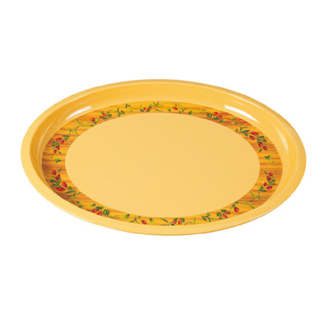 Yanco OL-3022 Olive Platter 22"L X 18"W X 1-1/4"H Oval
