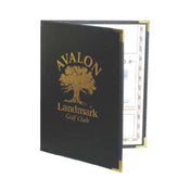 Menu Solutions QRS140C Menu Cover/Wine List Holds 8-1/2" X 11" Inserts Triple Panel Booklet