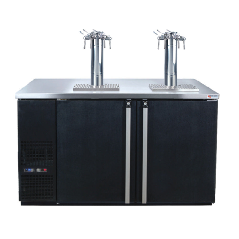 Micro Matic MDD58W-E-C Pro-Line™ E-Series™ Dual Temperature Wine Cooler Dispenser