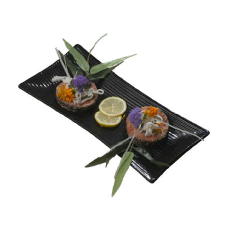 Bon Chef 9921CABERNET - Platter, 6-1/2" X 14", Footed