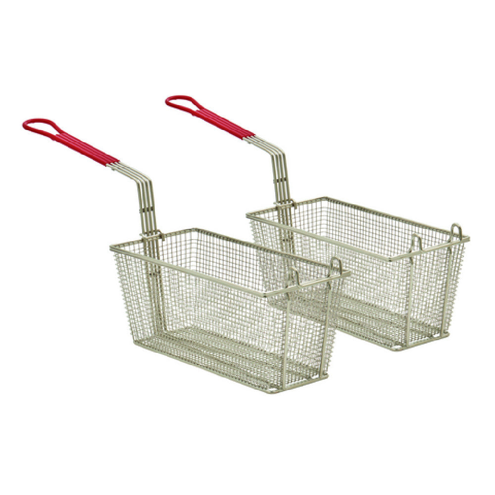 Hubert 214468 - Kratos Fryer Basket, 13-1/4"L X 6-1/2"W X 6"H, Front Hook