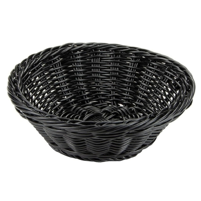 GET Enterprises WB-1501-BK Clipper Mill Designer Polyweave Basket™ 9-1/2" Dia. X 3-1/2"H