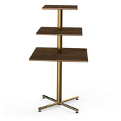 Steelite MGCPPS01WBXX Mogogo Buffet Solutions Polo Display Table 3-tier 30" X 30" X 55"H
