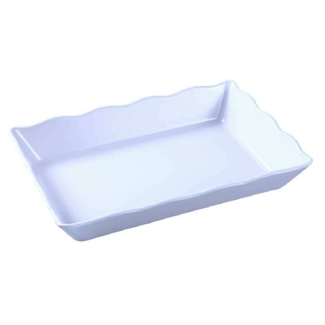 Yanco DC-6114W Serving Tray 14" X 9-1/2" X 2" Rectangular