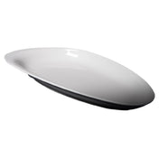 Cameo China 713-T133 Pearl Platter 13" X 6" X 1-1/4"H (33 Cm X 15.2 Cm X 3.2 Cm)