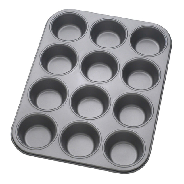 Harold Import Co. 43701 HIC Muffin Pan 12 Cup 14" X 10-1/2"