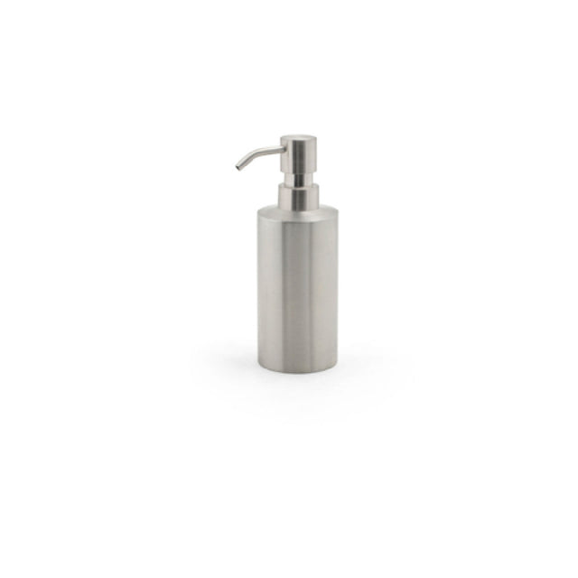 FOH RSP014BSS22 12oz Brushed Stainless Pump Silver With Mirrored Top Includes One RSP101BSS23 Mirrored Stainless Pump Top Silver