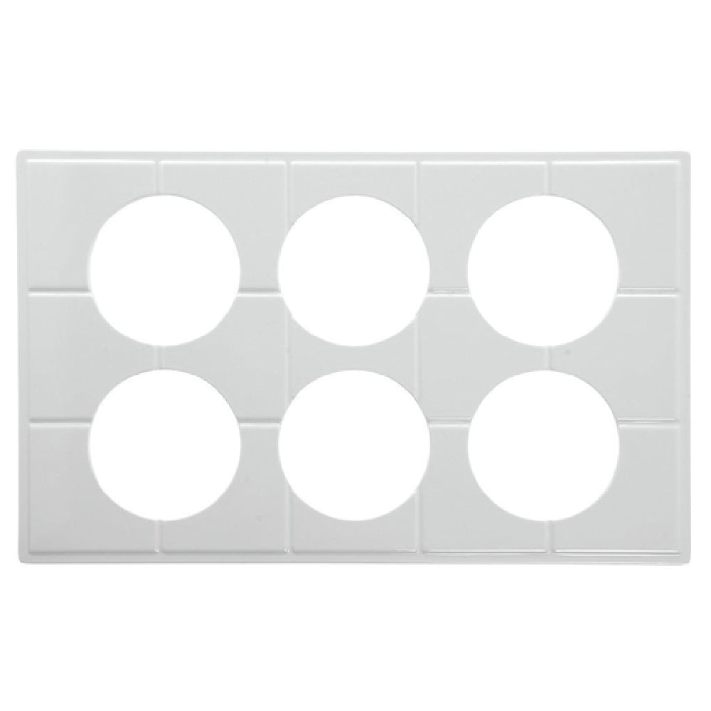 Hubert 87040 - Cold Tile, For Bain Marie #79800,92330,97919,20056,26340 & 34006,6-compartment