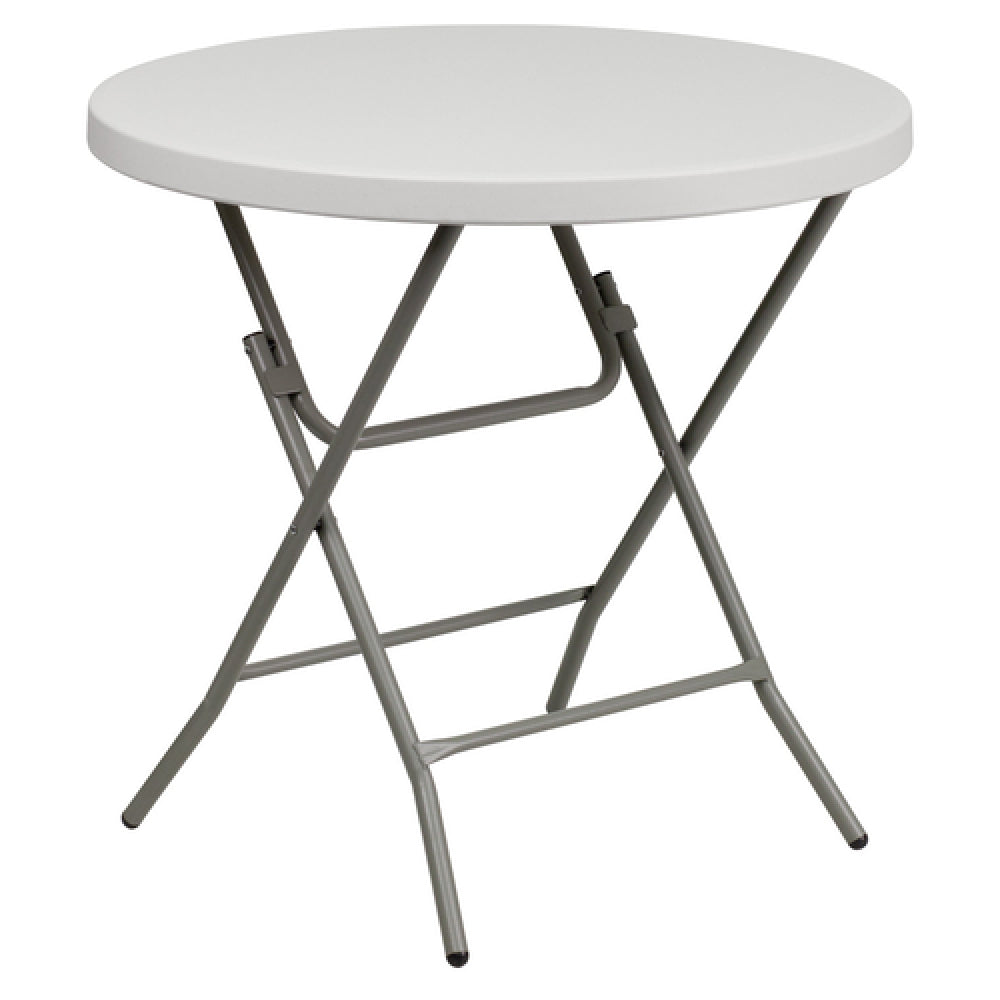 Flash Furniture RB-32R-GW-GG Folding Table 31-1/2" Dia. X 30-1/4"H Seats Up To 3 Adults