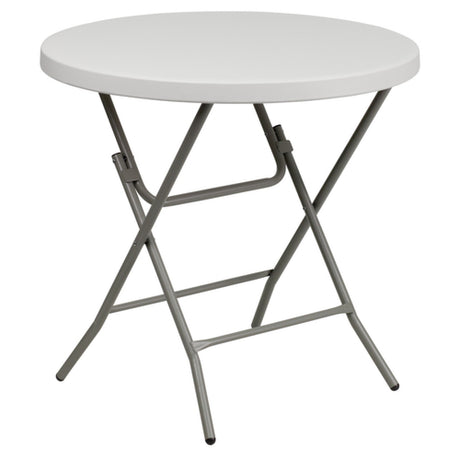 Flash Furniture RB-32R-GW-GG Folding Table 31-1/2" Dia. X 30-1/4"H Seats Up To 3 Adults