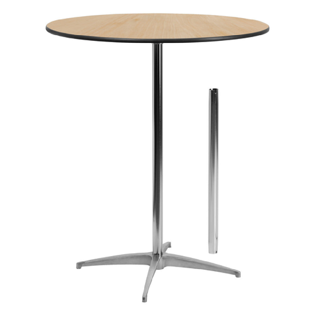 Flash Furniture XA-36-COTA-GG Cocktail/Pub Table 36" Dia. X 30" To 42" Adjustable Height