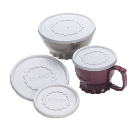 Dinex DX9300B7000 Disposable Lid For High-temp Tropez® Bowl (1000 Each Per Case) (9300B/7000)