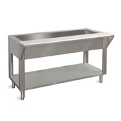 Piper Products DB-3-CI - Design Basics Cold Food Table, 34"H X 31"D X 44"W, (3) 20 Gauge Stainless Steel Fully Welded 5" Deep Wells