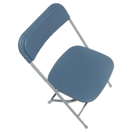 Forbes Industries C600SBL/GR EventXpress™ Folding Chair Slate Blue Plastic Formed Back & Seat