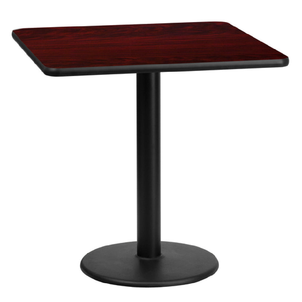 Flash Furniture XU-MAHTB-2424-TR18-GG Table 24"W X 24"D X 31-1/8"H Dining Height