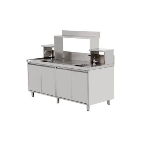 Omcan 48405 (48405) Bubble Tea Station 27"W X 30"D X 34"H (4) Swing Doors