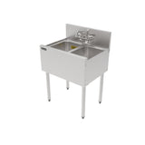 Perlick TS24M2 TS Series Underbar Multi-tank Sink Unit Two 18 Gauge Stainless Steel Compartments