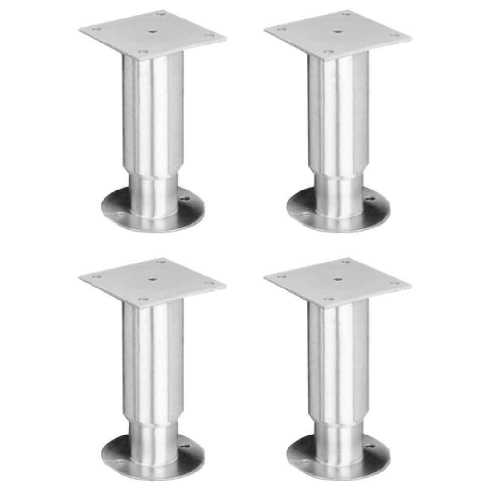 Vulcan ABC-FEET Security/Seismic Legs With Mounting Plate 6" Set Of (4)