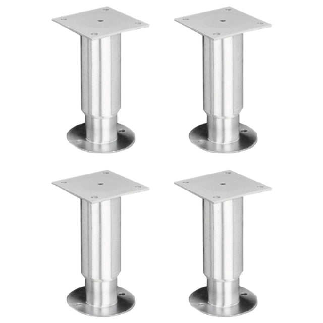 Vulcan ABC-FEET Security/Seismic Legs With Mounting Plate 6" Set Of (4)