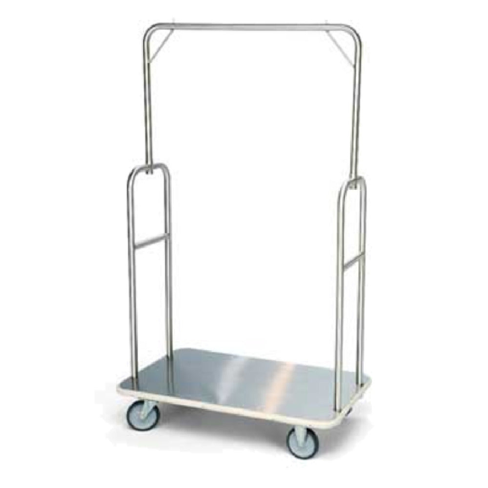 Forbes Industries 2432 Luggage Cart Standard Brushed Stainless Steel Superstructure & Deck