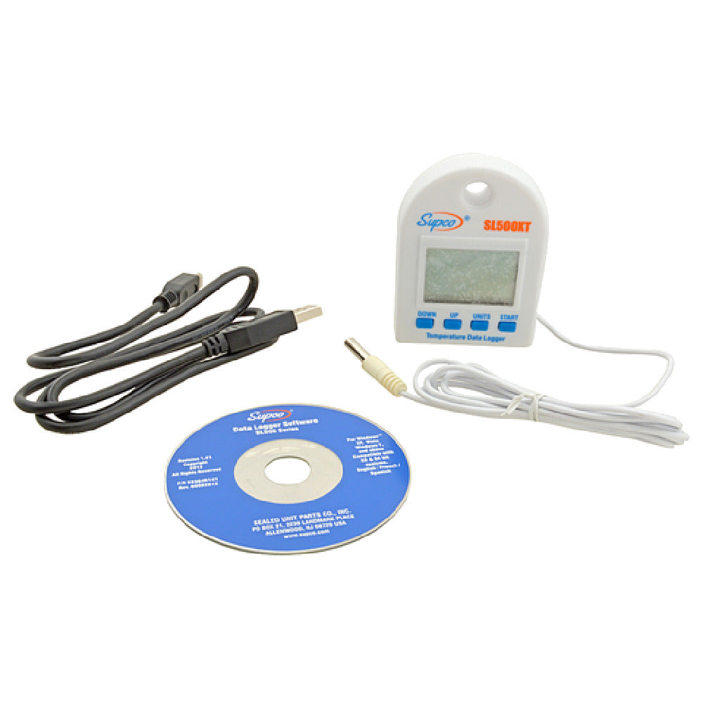Franklin Machine Products 142-1698 Temperature Data Logger Digital 40° To 176°F (-40° To 80°C) Temperature Range