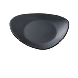 Yanco MO-110BK Moderne Plate 10-1/2"L X 9"W Triangular