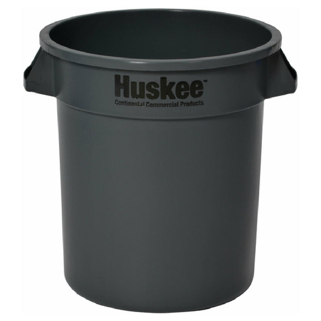 Royal Industries CCP 1001GY Huskee™ Trash Can 10 Gallon Round