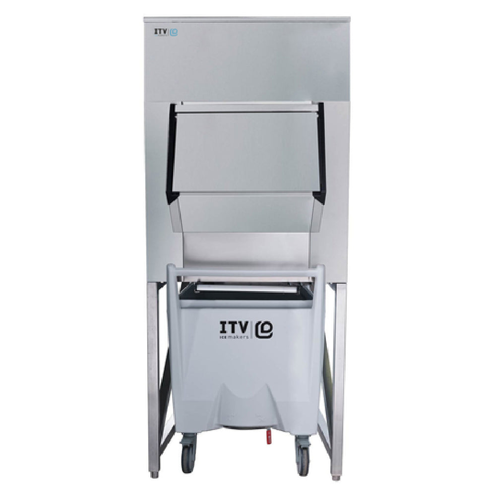 ITV Ice Makers SCS-700 Ice Storage Bin With A Single Cart 30" W 661.4 Lbs. AHRI Certified Storage Capacity