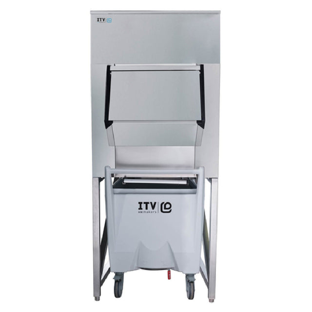 ITV Ice Makers SCS-700 Ice Storage Bin With A Single Cart 30" W 661.4 Lbs. AHRI Certified Storage Capacity