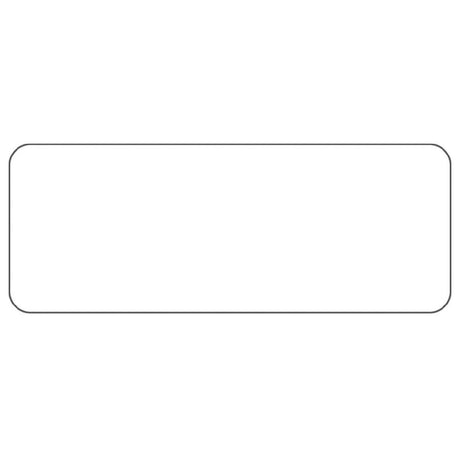 Hubert 35292 - Laser Labels, Blank, 2-1/2" X 1"H