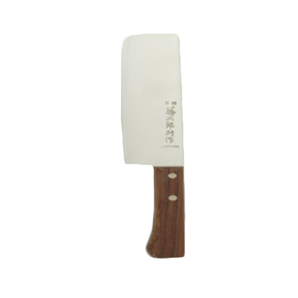 Thunder Group JAS013003 Japanese Vegetable Knife 11.5" X 1.89" X .5" Riveted Wood Handle