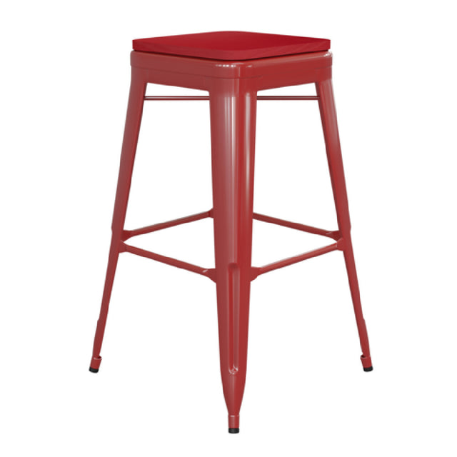 Flash Furniture CH-31320-30-RED-PL2R-GG Kai Bar Stool 500 Lb. Weight Capacity