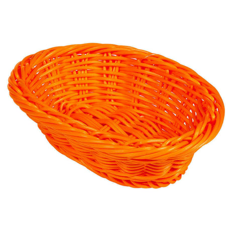 GET Enterprises WB-1503-OR Clipper Mill Designer Polyweave Basket™ 9" X 6-3/4" X 2-1/2"H