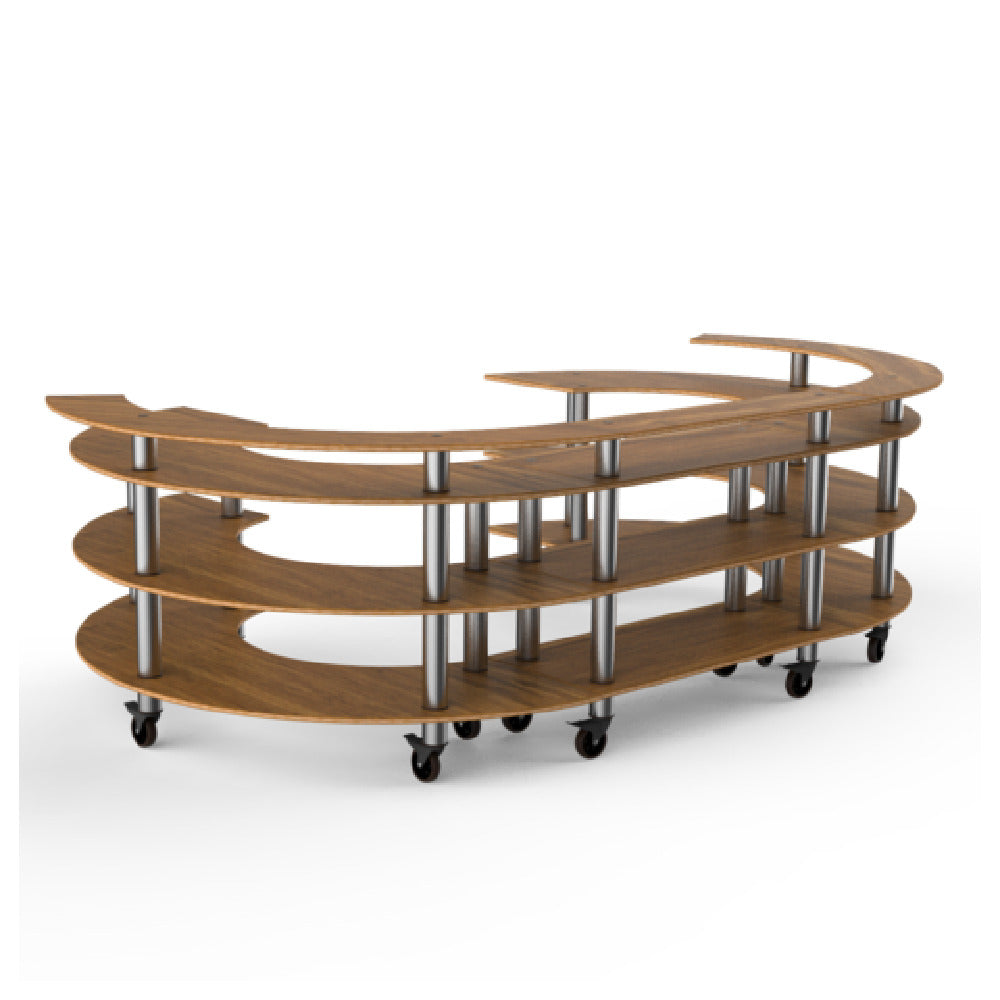 Steelite MGCMSA01BSXW - Open C Serving Station, 134.625" X 84.0" X 41.0", Modular