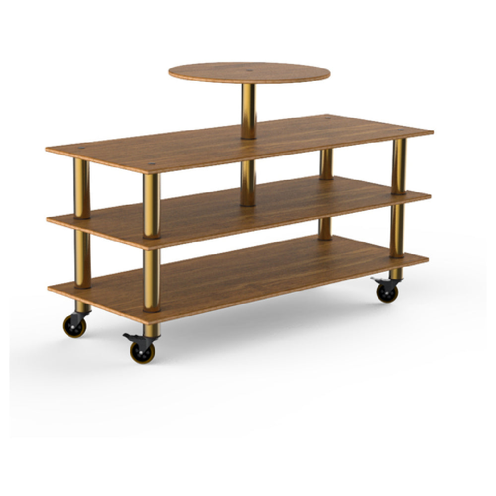 Steelite MGCMLB21BBXW Mogogo Buffet Solutions Modular Display Station 3-tier 71" X 29-1/2" X 47-1/2"H