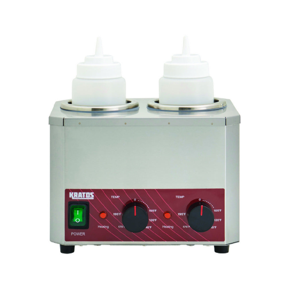 Hubert 80487 - Kratos® 29M-049 Sauce/Topping Bottle Warmer, Countertop, Double