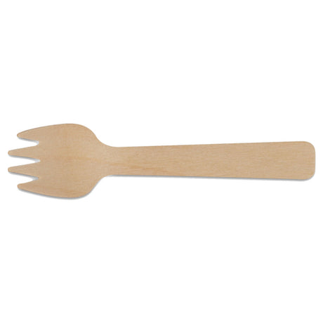 JB Prince R1081 Mini Spork 4" Biodegradable