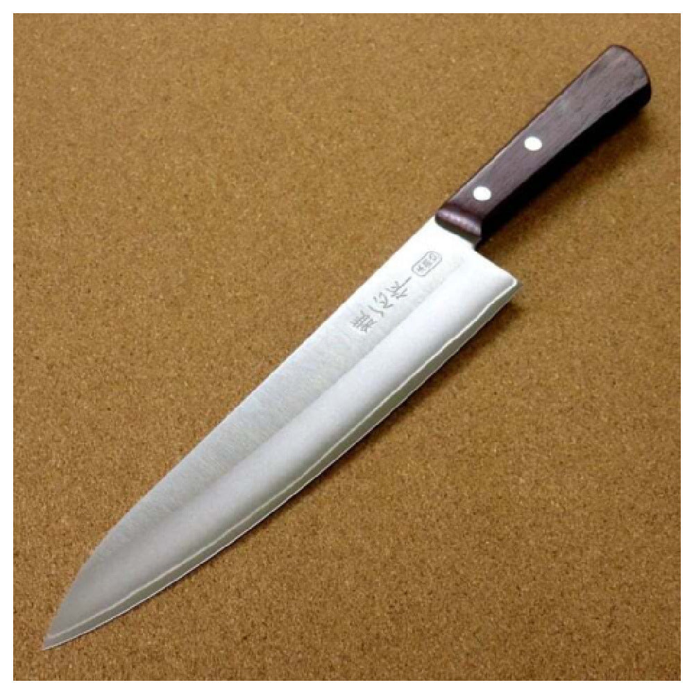 JB Prince Z504 Miyabi Issin Chef Knife 8.2" (210mm) Stainless Steel Blade Wooden Handle