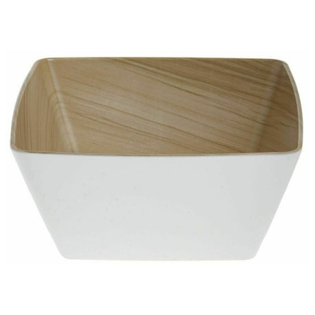 Hubert 22194 - Kalm Collection Bowl, 10"L X 10"W X 4-1/2"H, Square