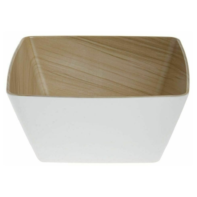 Hubert 22194 - Kalm Collection Bowl, 10"L X 10"W X 4-1/2"H, Square