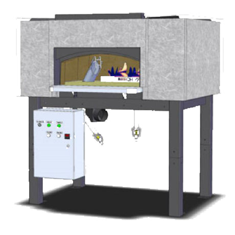 Beech Ovens REC1250W Full Wood Burning Oven Standard Rectangular Stone Hearth Baking Oven