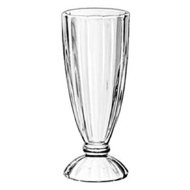 Libbey 5110 Soda Glass 12 Oz. Glass (H 7-1/2" T 3-1/8" B 3-1/8" D 3-1/8") (24 Each Per Case)