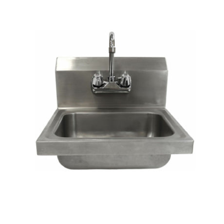 Hubert 74595 - Kratos® Commercial Hand Sink With Gooseneck Faucet, 17"W X 15. 25"D X 13. 5"H