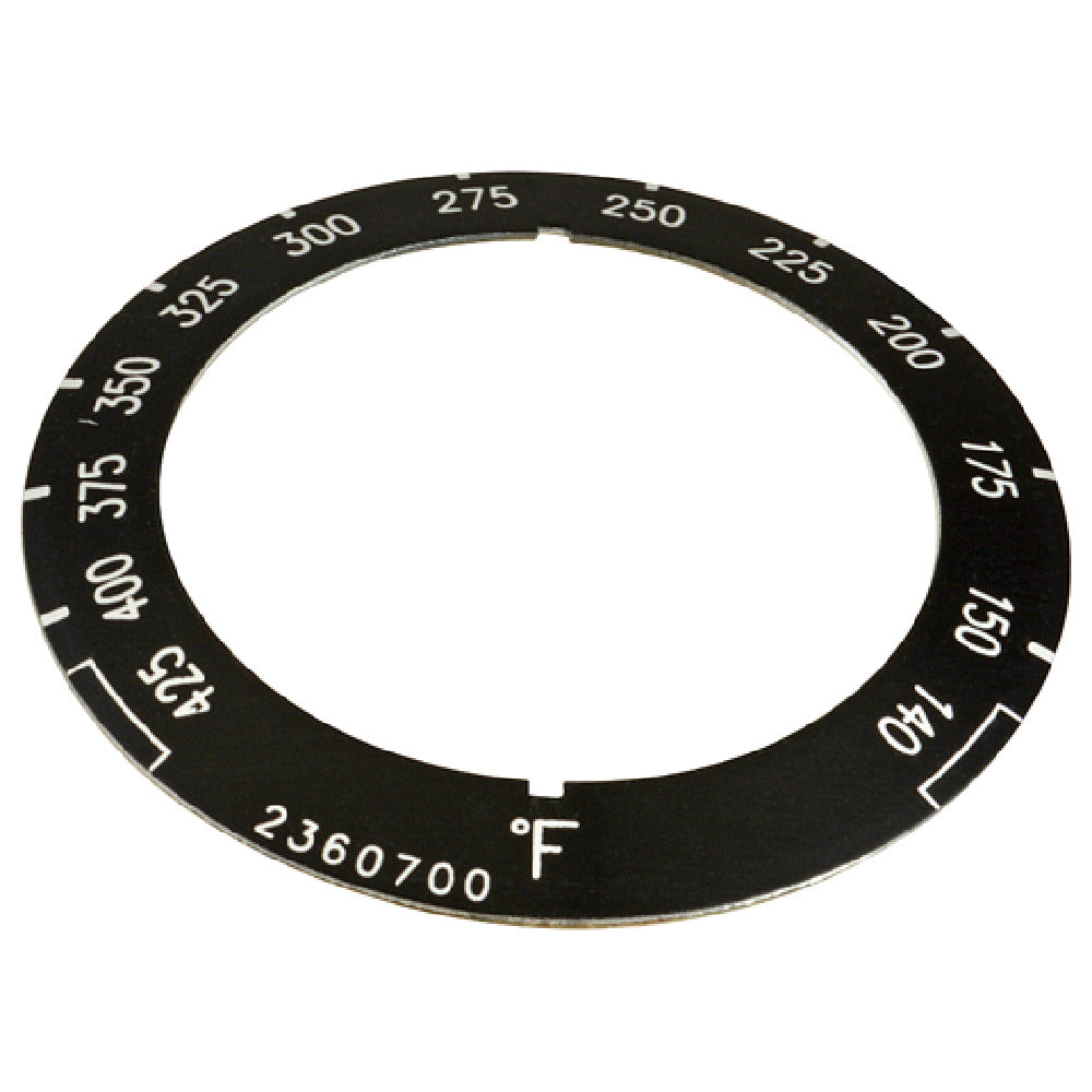 Franklin Machine Products 165-1099 Dial Insert 140° To 425°F