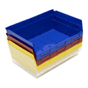 Quantum QSB218CS_BLUE - Economy Shelf Bin, Nesting, 16-1/2"W X 11-5/8"L X 6"H
