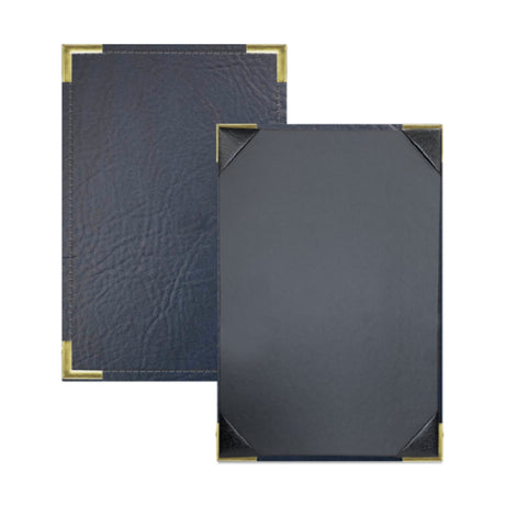 Risch HARST-1V 5.5X8.5 Harley Deluxe Padded Antibacterial/antimicrobial Faux-leather Menu Cover (specify Color)